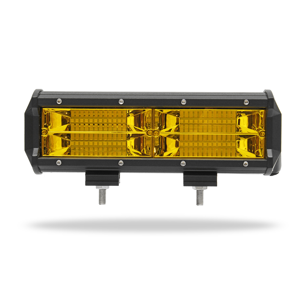 

7-дюймовый 8D LED рабочий свет баров туман Лампа 144W желтый для внедорожника Jeep Off Road