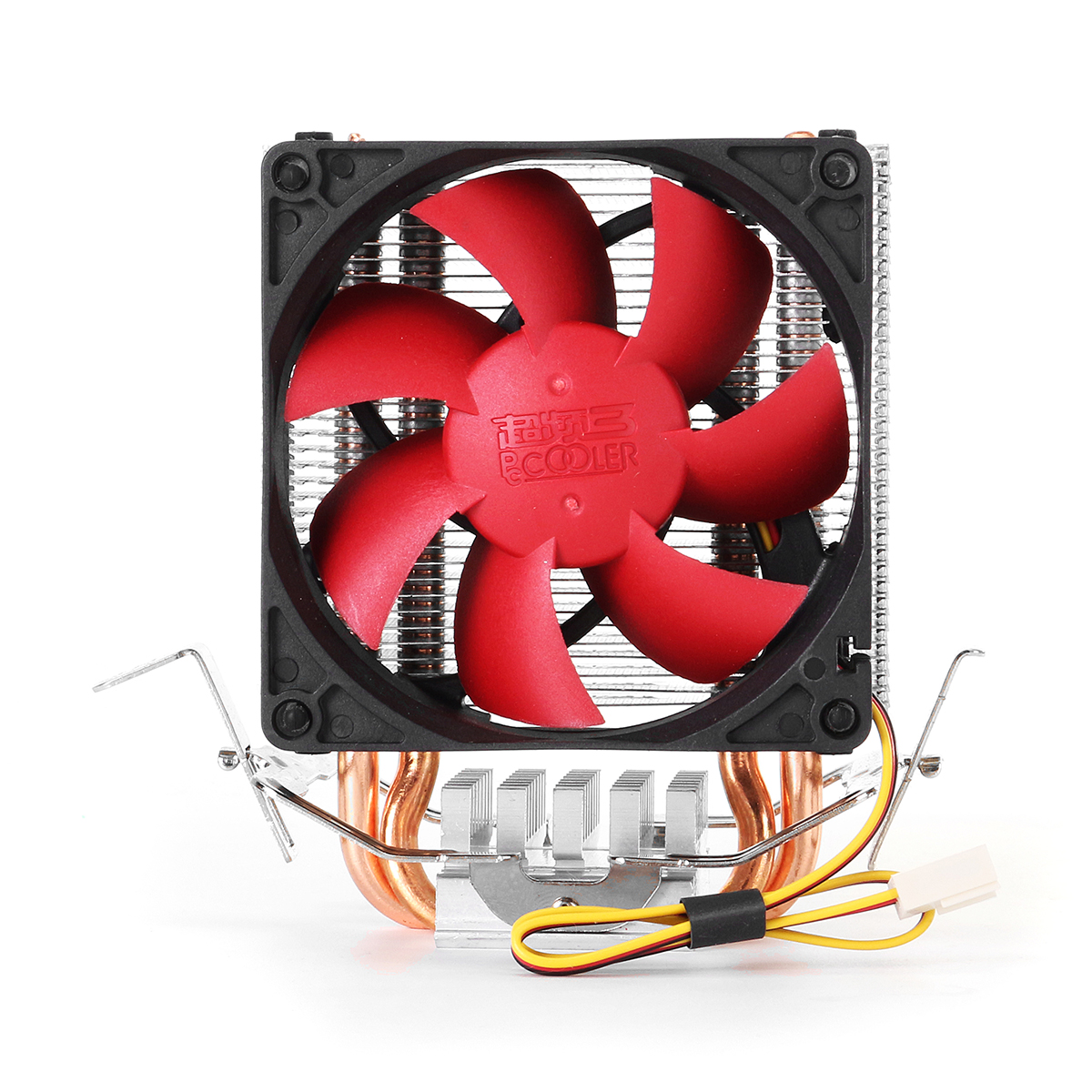 

PCCOOLER 80mm 3 Pin DC 12V CPU Cooling Fan Hydraumatic Cooler Heatsink for Intel AMD