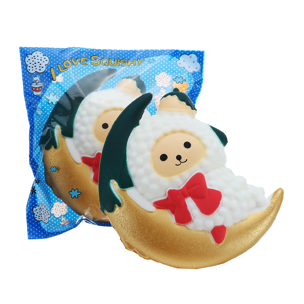 

Рождественский лунный овечье ягненок Squishy 10.4 * 8.4CM Cute Slow Rising Toy Decor Подарок с оригинальной упаковкой