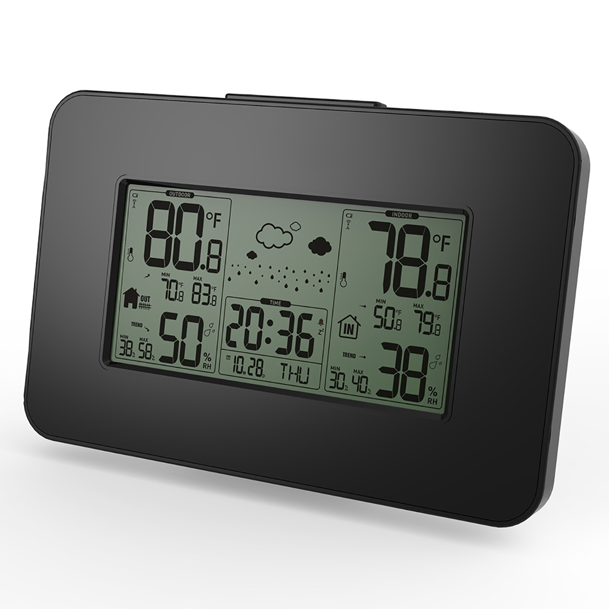 

LCD Дисплей Погодная станция Часы Alert Электронная температура Термометр Влажность С Датчик