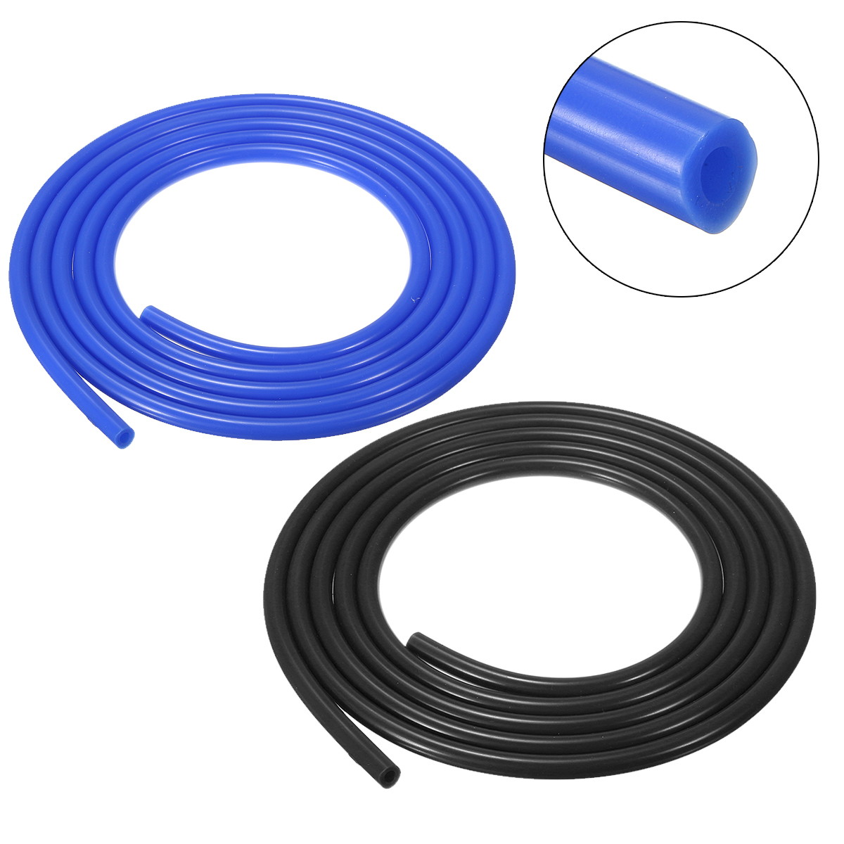 

5 Meter 5 мм силиконовый вакуумный шланг Труба НКТ линия труб 16.4 футов кабель синий черный
