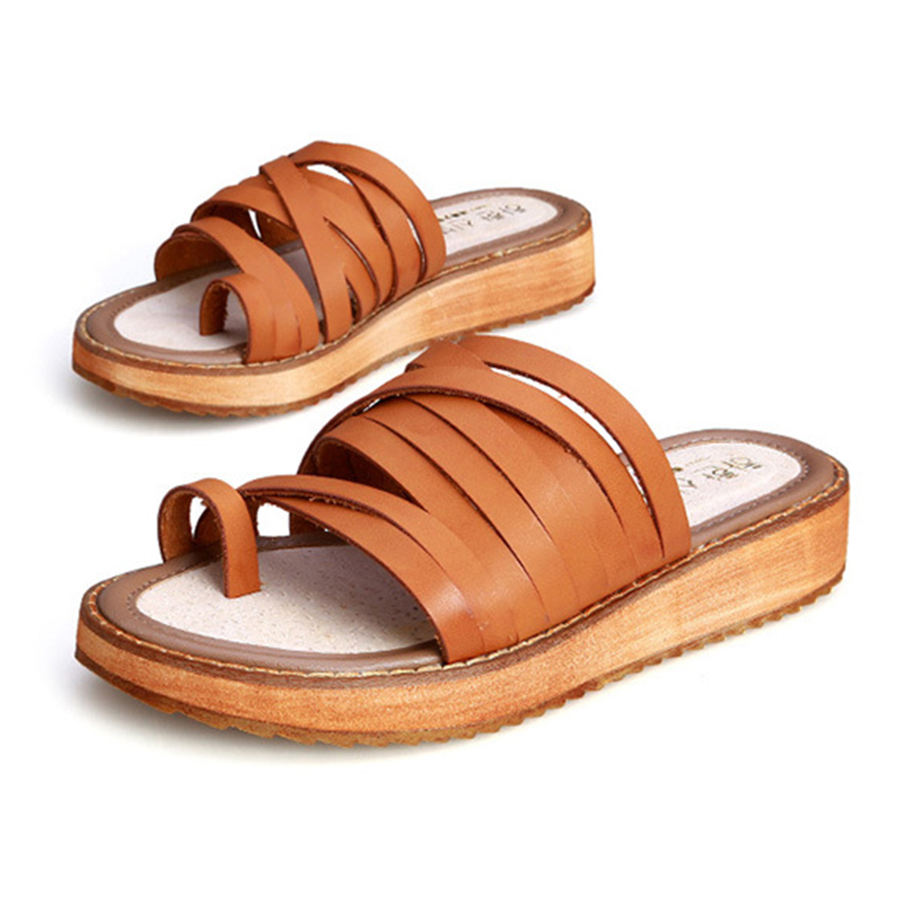 

Large Size Roman Clip Toe Casual Flats Sandals