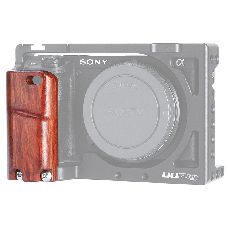 

UURig R009 Деревянная рукоятка для Sony A6400 камера Стабилизатор Стабилизатор Cage Rig