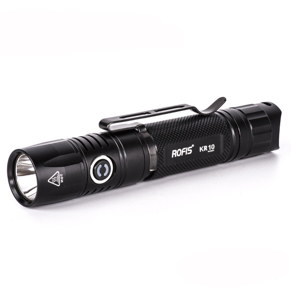 

Rofis KR10 Xp-l Hi V3 1100LM Перезаряжаемый комплект EDC LED Комплект фонарика