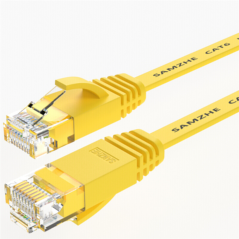 

SAMZHE 1 ~ 15M CAT6 UTP 1000 Мбит / с Гигабитный плоский RJ45 Соединительный кабель Ethernet Сетевой кабель LAN