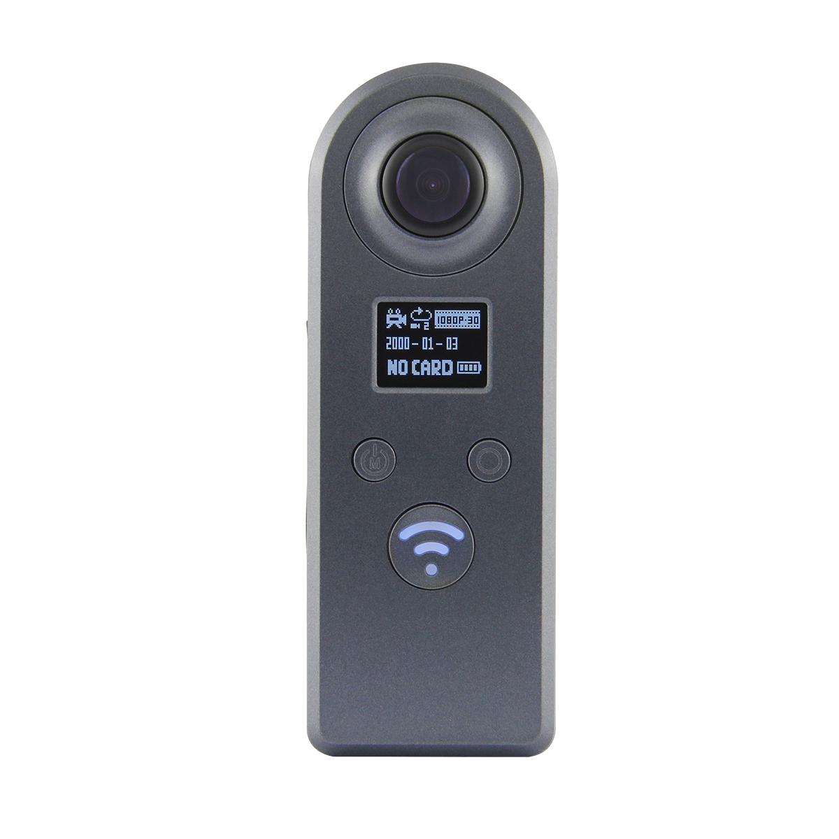 

DOME VR-005 Car DVR Portable Full HD Dual 360° Fisheye Lens Camera With WiFi Function