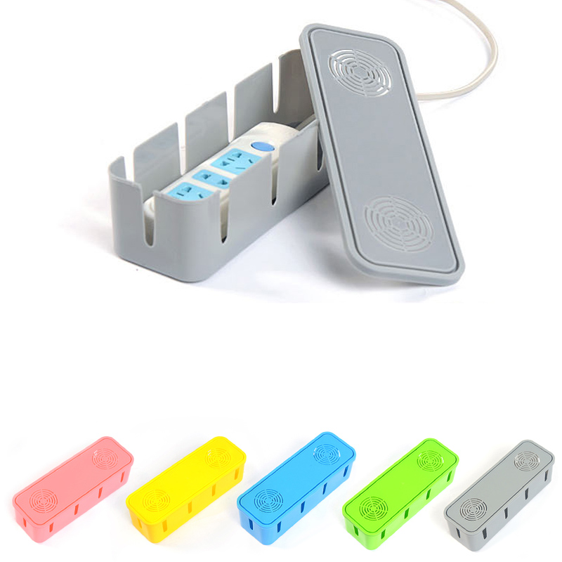 

Honana HN-B60 Colorful Cable Storage Box Large Household Wire Organizer Power Strip Cover