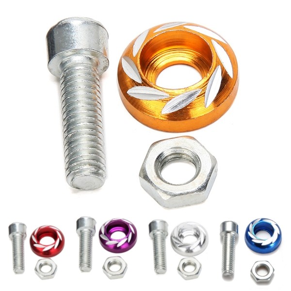 

M6/6mm Windscreedn Decoration Screws Bolts for Motorcycle Auto 5 Colors