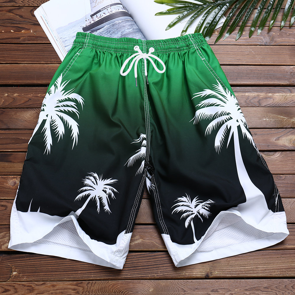 

Summer Hawaiian Printing Quickly Dry Beach Board Shorts