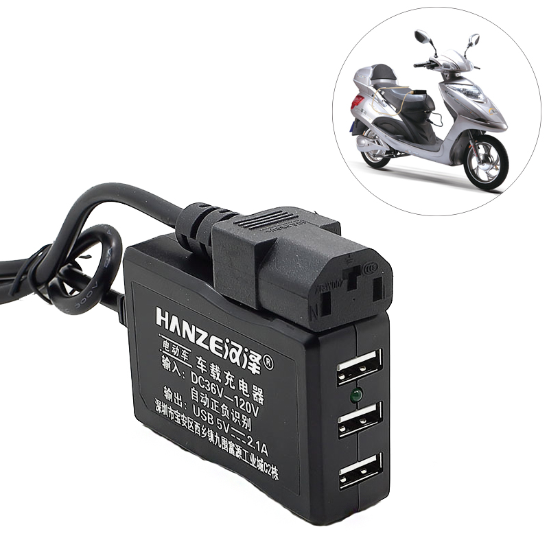 

BIKIGHT 5V 2.1A USB Батарея Зарядное устройство 48/60/72 В электрическое мотоцикл E-bike Велосипед Велоспорт