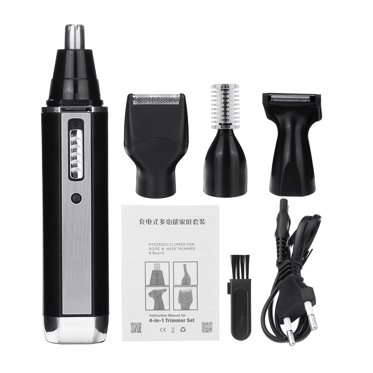 

4 In 1 Nose Hair Trimmer Beard Eyebrows Removal Shaver