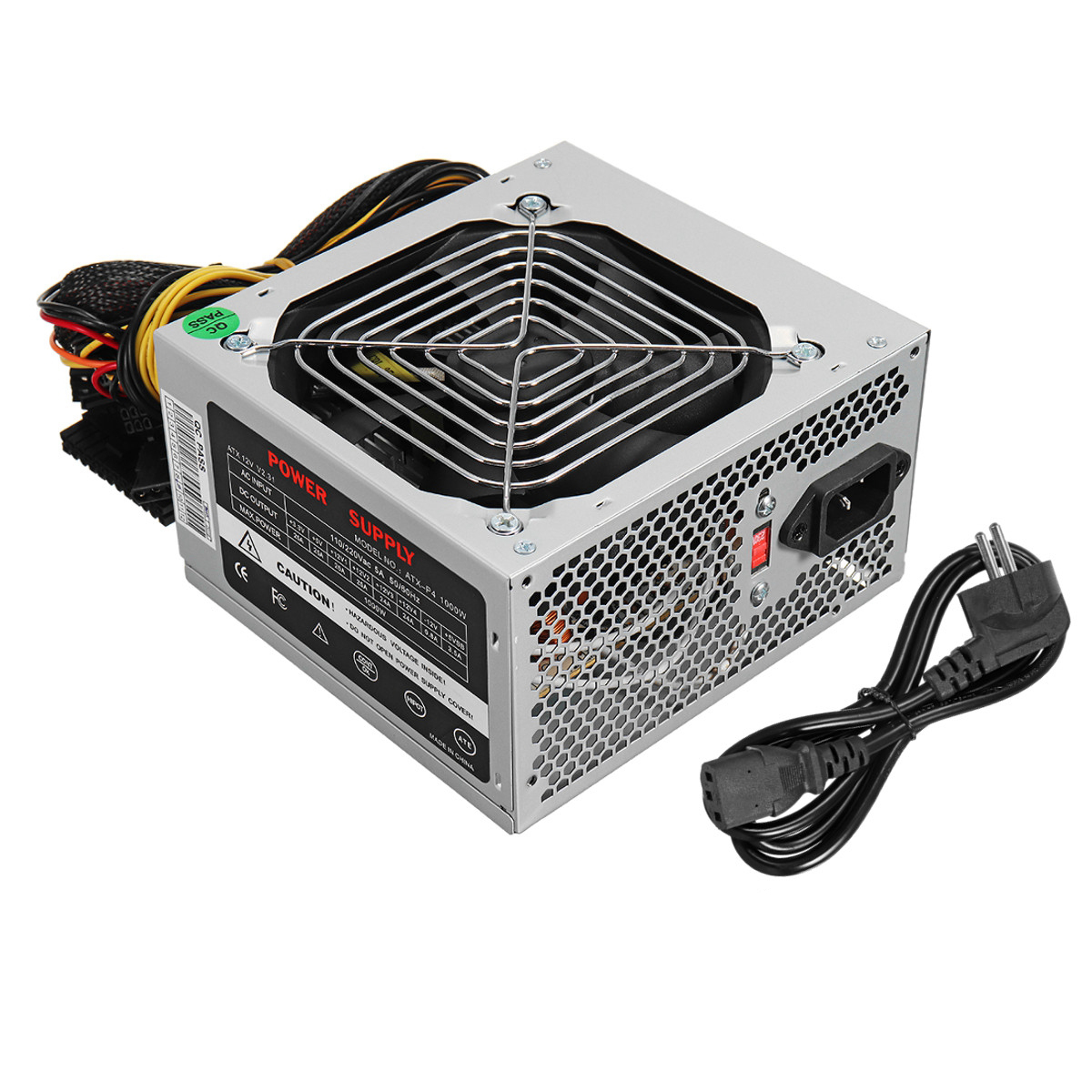 

500W PSU PFC ATX 24pin Sata Computer Gaming Power Supply For Intel AMD PC CAN