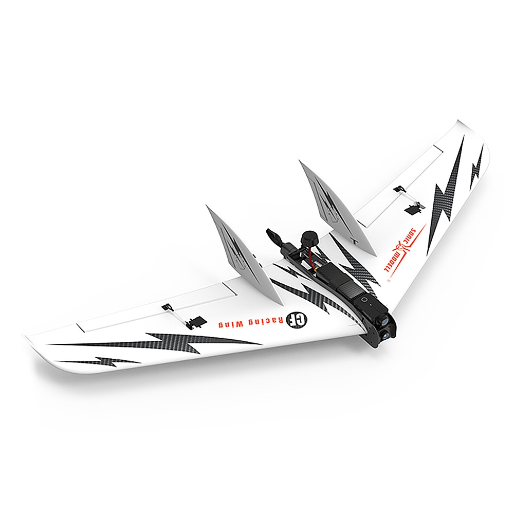 

Sonicmodell CF Wing EPO 1030 мм Размах крыльев из углеродного волокна RC Самолет KIT / PNP FPV Flying Wing Racer