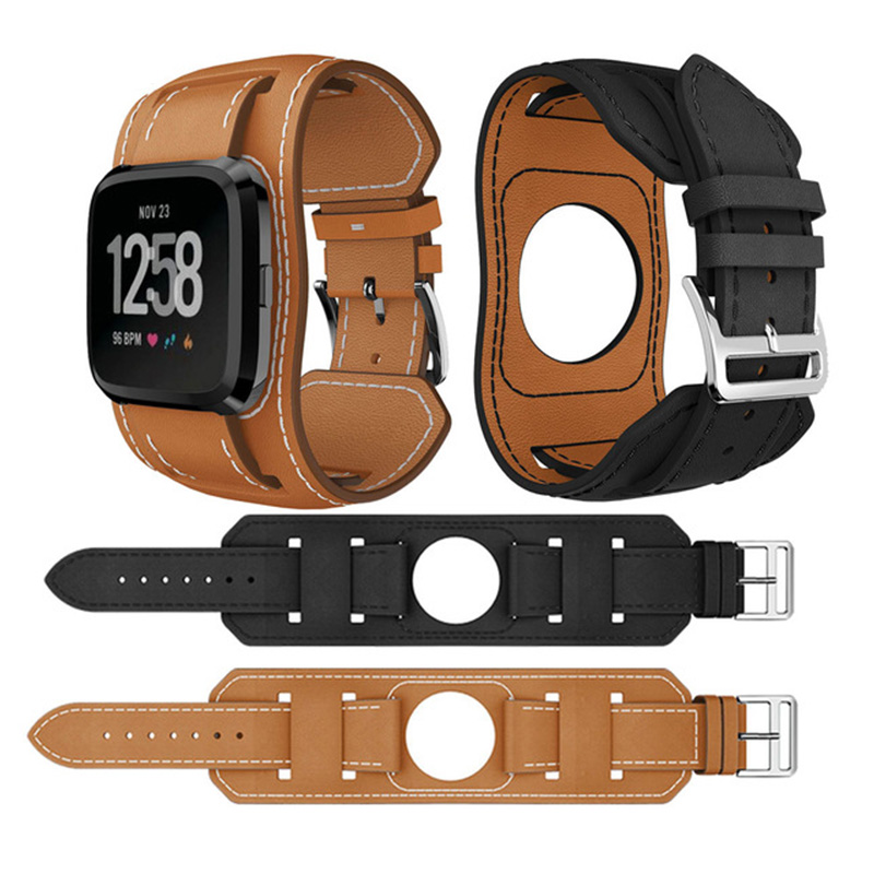 

23мм кожаные часы Стандарты Замена для Fitbit Versa