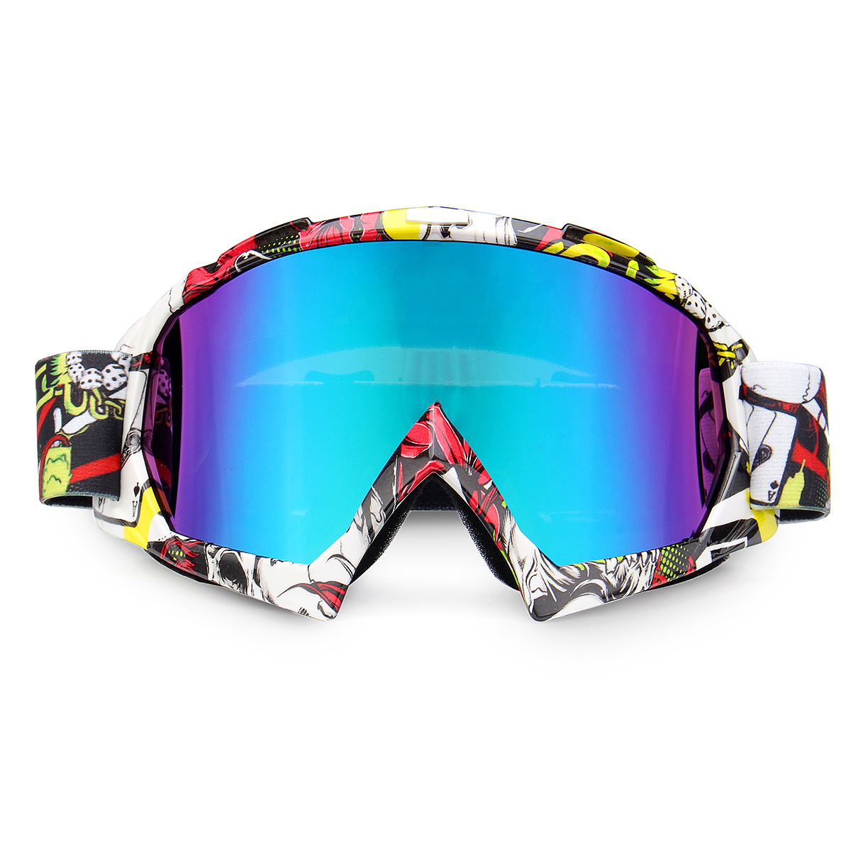 

Windproof мотоцикл Racing Очки Anti-UV Регулируемые лыжи Сноуборд Лыжные очки