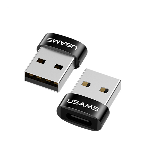 

USAMS OTG USB 2.0 Мужской до Type C Женский 2 в 1 Адаптер данных зарядки для Samsung S8 Note 8 Macbook