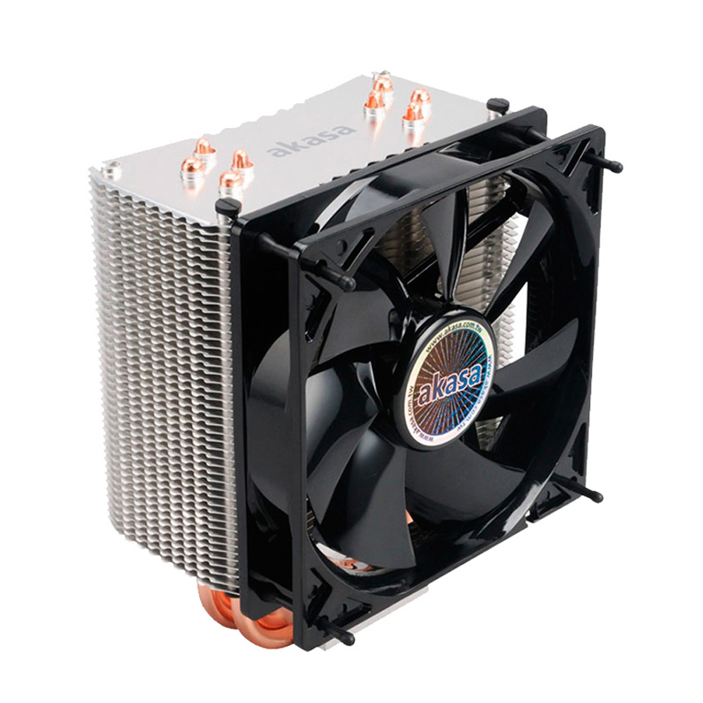 

Akasa 4 Pin 4 Heat Pipes 12cm PWM Cooler Cooler Fan Cooler для Intel LGA775 LGA2011 для AMD