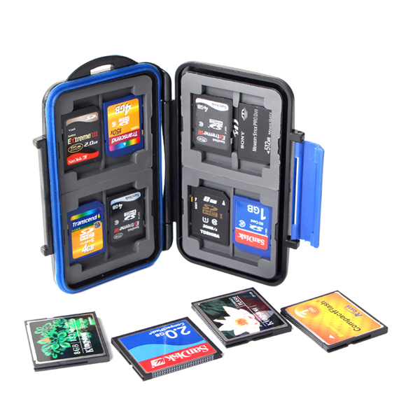 

JJC MC-2 Waterproof Dirtproof Portable CF SD Card Storage Box