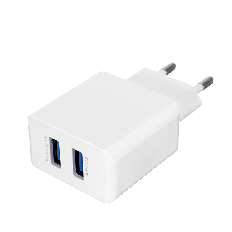 

Bakeey 2.1A 2Ports EU Plug Быстрая зарядка USB-зарядное устройство для ноутбука iPhone X 8 / 8plus Samsung S8