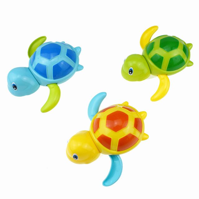 

Креативная Обмотка Ветер Весенние Плавательные Черепахи Водные Игрушки Дети Ванная комната Игрушки для Ванн