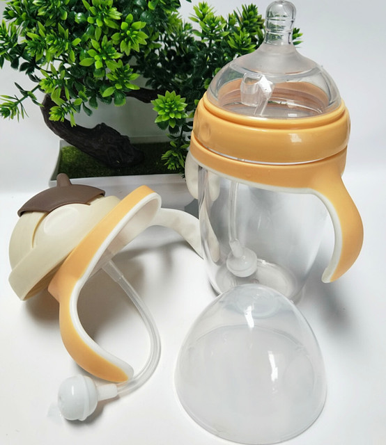 

Дети двойного назначения научиться пить чашку для ребенка с ручкой Sippy Cup Tritan Cup Baby чашка для питья 260 мл и 160
