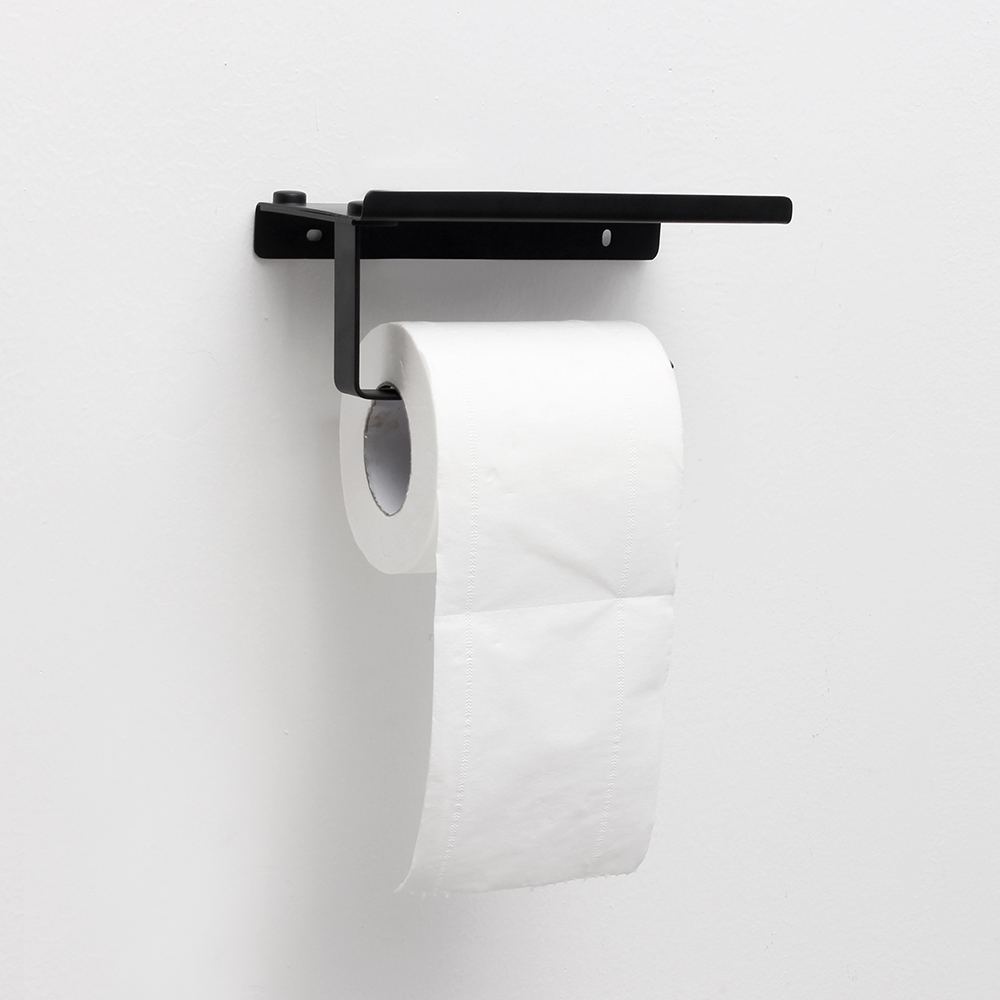 

Нержавеющая сталь туалетной бумаги Коробка Настенное крепление Держатель рулона телефона Tissue Rack Ванная комната