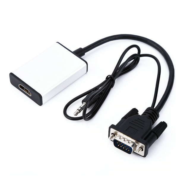 

VGA до HD 1080P HD с аудио-ТВ AV HDTV Video Cable Converter Adapter