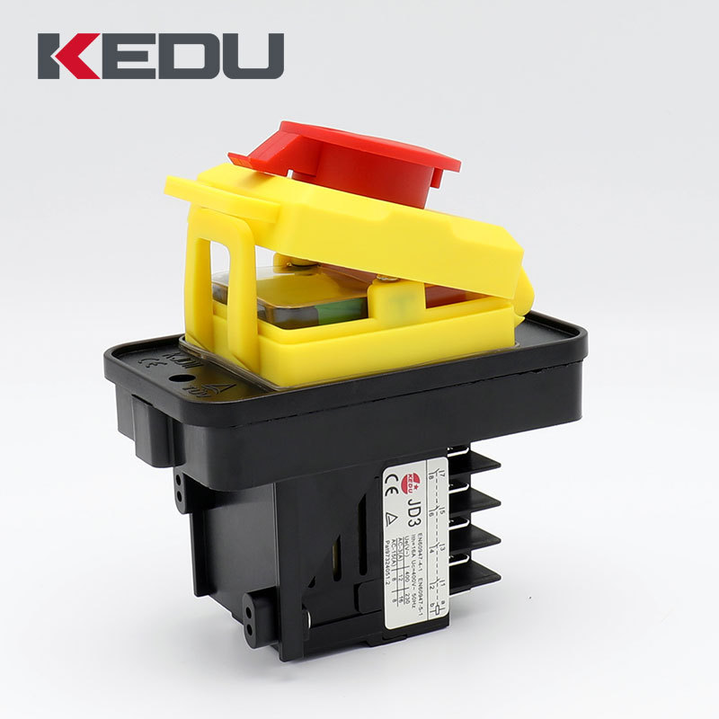 

KEDU JD3 230 / 400V 16 / 12A 10-контактный Водонепроницаемы электромагнитный кнопочный переключатель