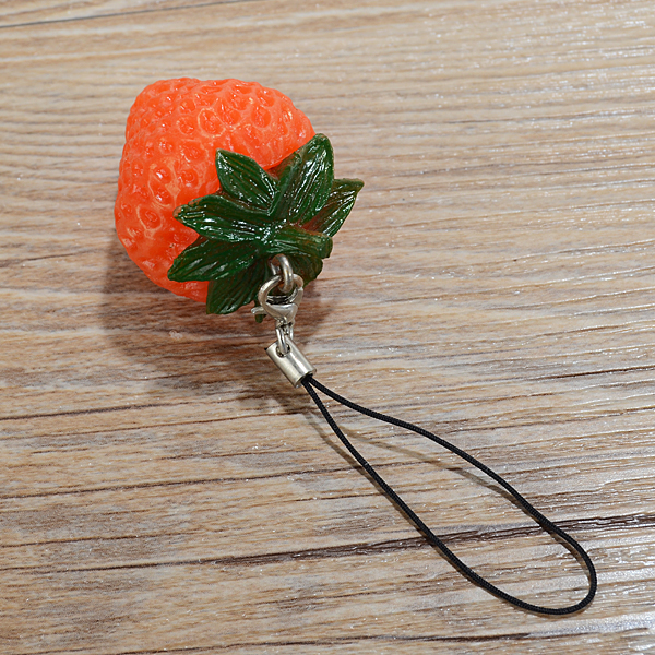 

Мягкая Squishy Cute Fruit Strawberry Key Chain телефон ремешок Шарм