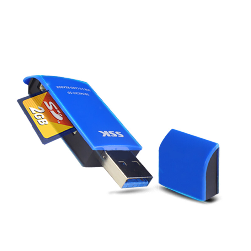 

SSK SCRM331 2-в-1 USB 3.0 для Micro SD / TF / SD карт-ридер