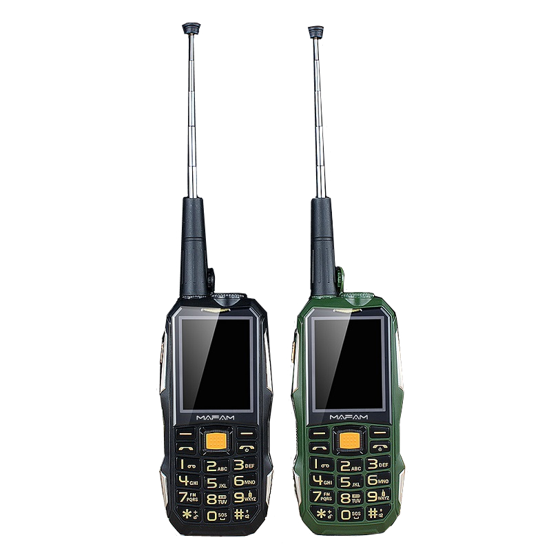 

MAFAM M2 + 2,4 дюймов 4000 мАч UHF Walkie Talkie Аппаратная внутренняя связь Ручной SOS Facebook с двумя SIM-картами FM
