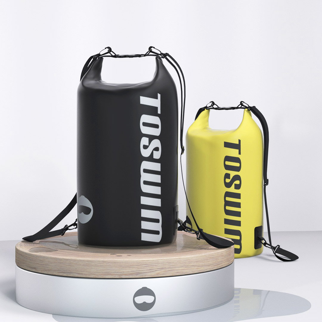 

TOSWIM 15L Водонепроницаемы Dry Сумка Сумка для плавания с рюкзаком на плечо На открытом воздухе Travel from xiaomi
