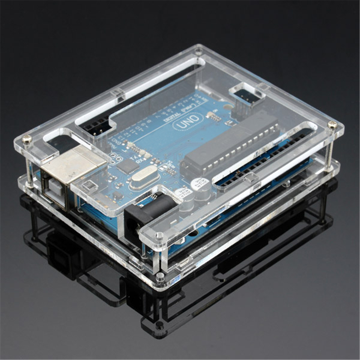 

Geekcreit® UNO R3 ATmega16U2 AVR USB Development Board With Housing For Arduino