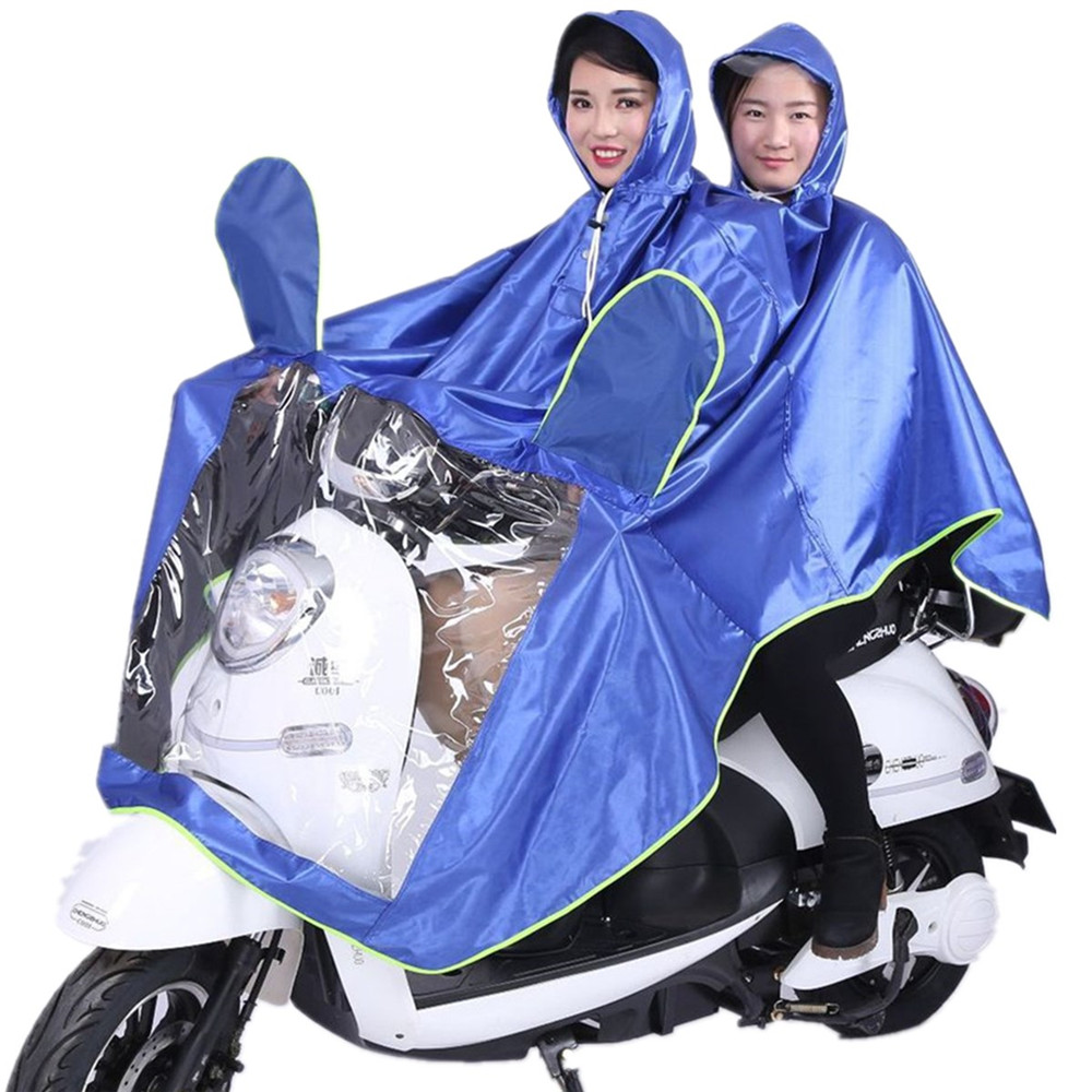 

Водонепроницаемый двойной человек пончо плащ дождевик мотоцикл скутер дождь плащ