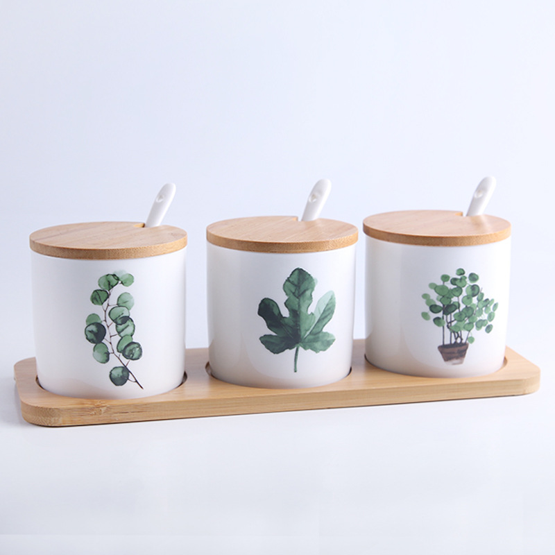 

Керамическая бутылка для приправы Nordic приправа баночка творческий дом зеленый посадки специи коробка кухня керамика из трех
