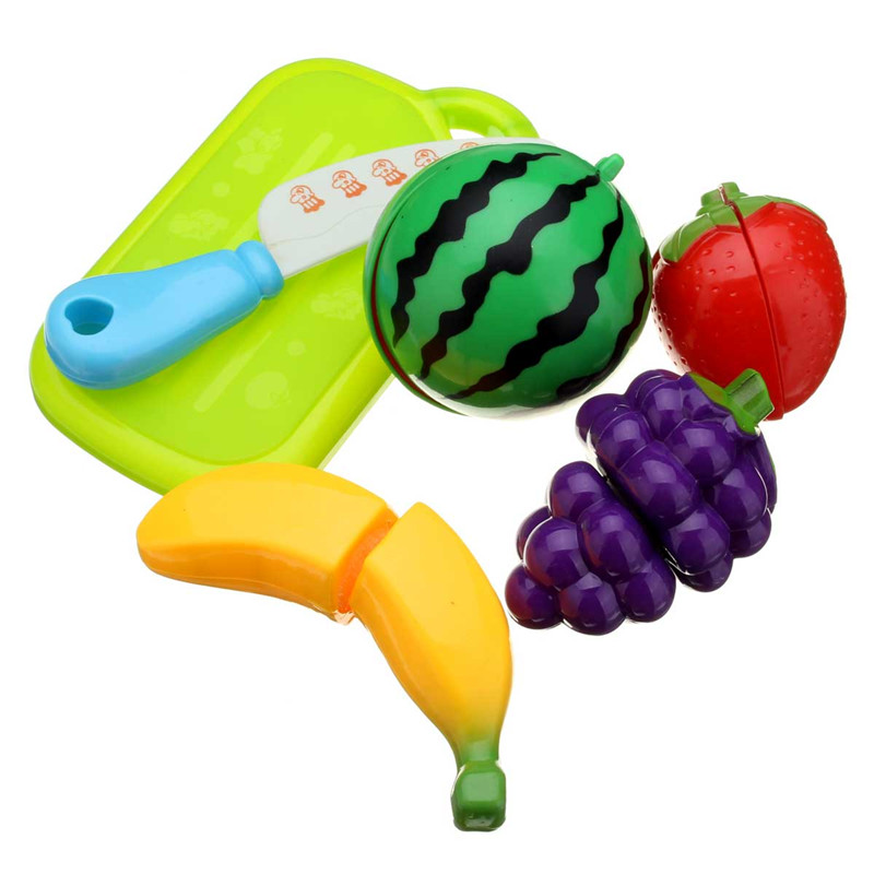

6шт весело вырезать фрукты кухонные дети режущие части ролевые игры дом игрушки