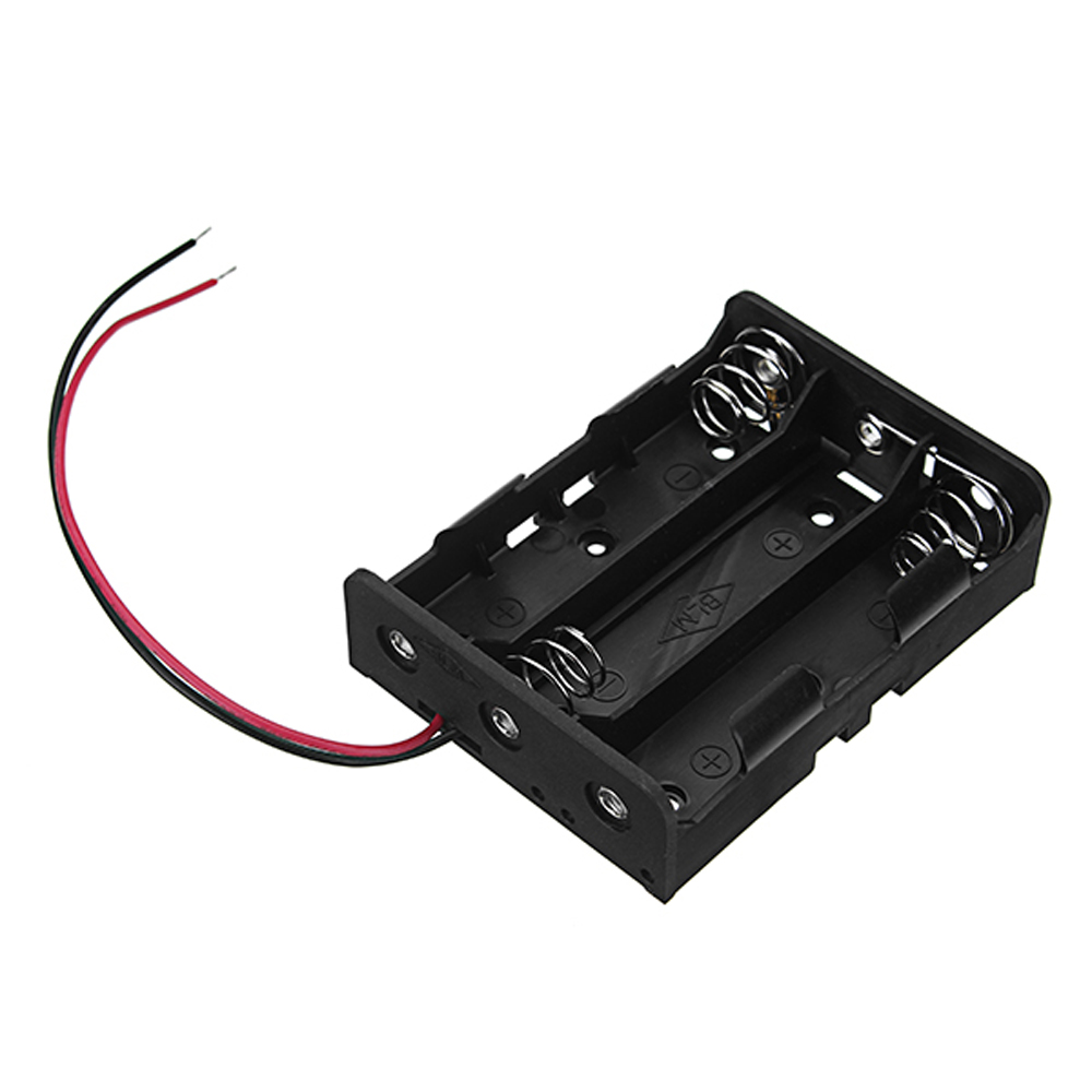 

20pcs DC 11.1V 3 Slot 3 Series 18650 Battery Holder High Quality Battery Box Battery Case With 2 Leads And Spring CE RoHS Certification