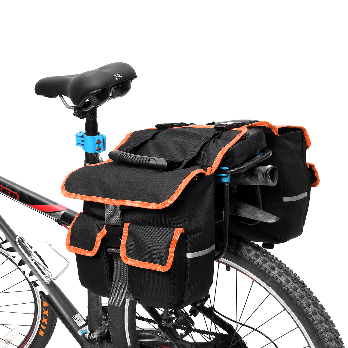 

BIKIGHT 25L Велосипед Travel Багаж Carrier Mountain Bicycle Rear Rack Seat Сумка Инструмент