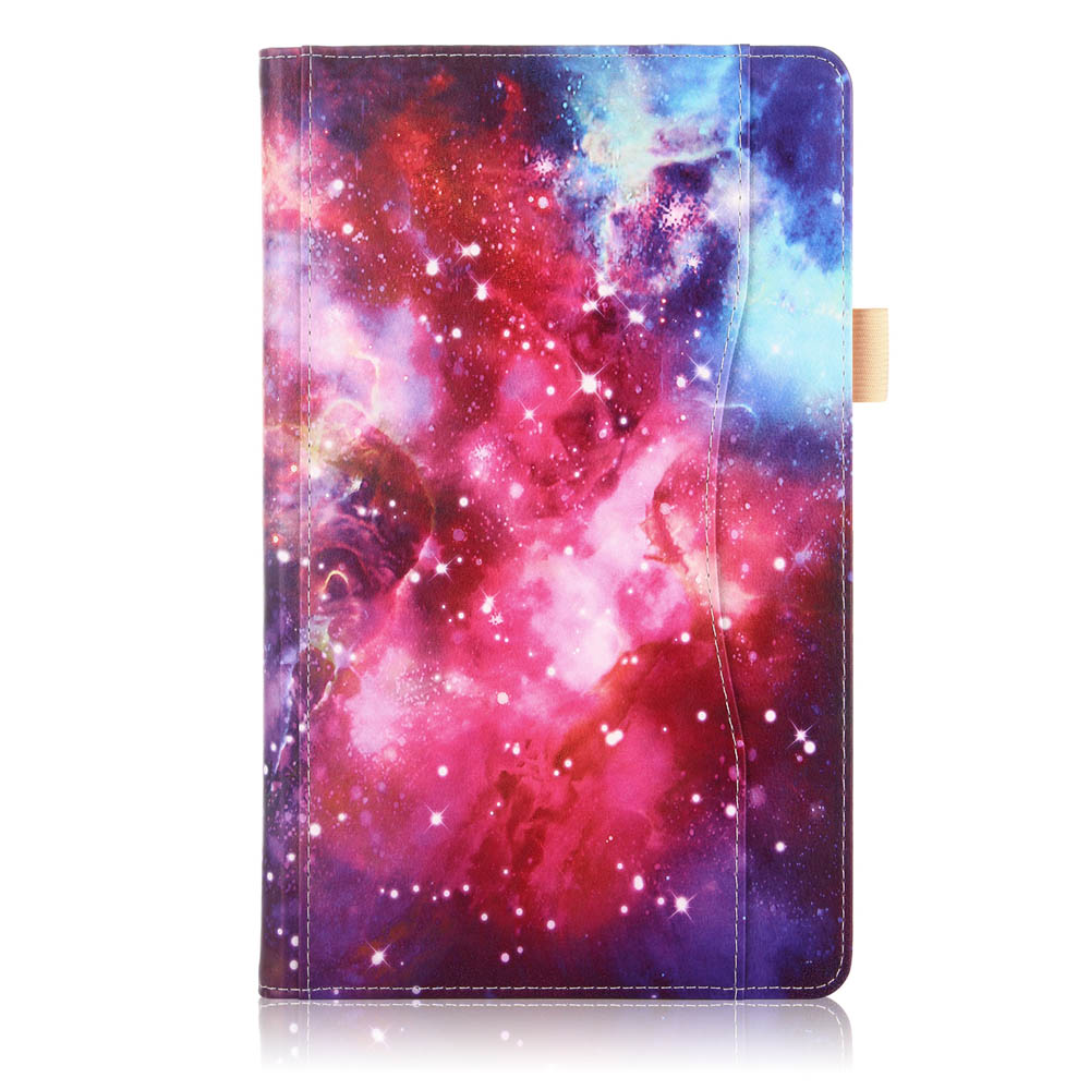 

Фолио Стенд для печати планшета Чехол Чехол для планшета Samsung Galaxy Tab A 10.5 T590 T595 T597 - Млечный путь
