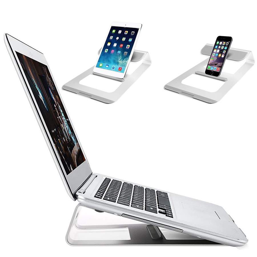 

Универсальный алюминиевый сплав для рассеивания тепла для ноутбука с подставкой для ноутбука Macbook iPad и iPhone