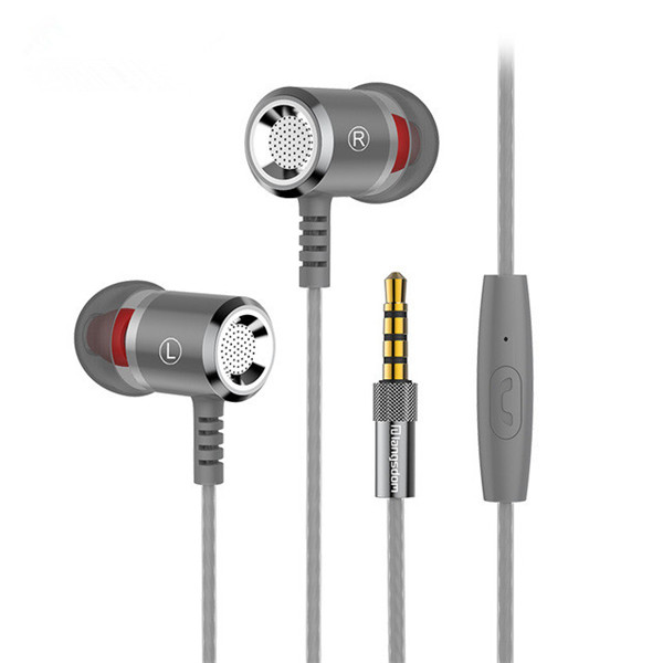 

Langsdom M400 Metal Heavy Bass In-ear Earphone Headphone with Mic for Huawei Samsung Note8 S8