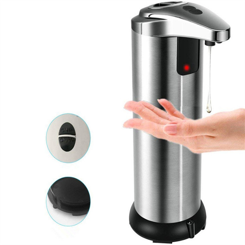 

Automatic Soap Dispenser Touchless Double Switch Stainless Steel Motion Sensor