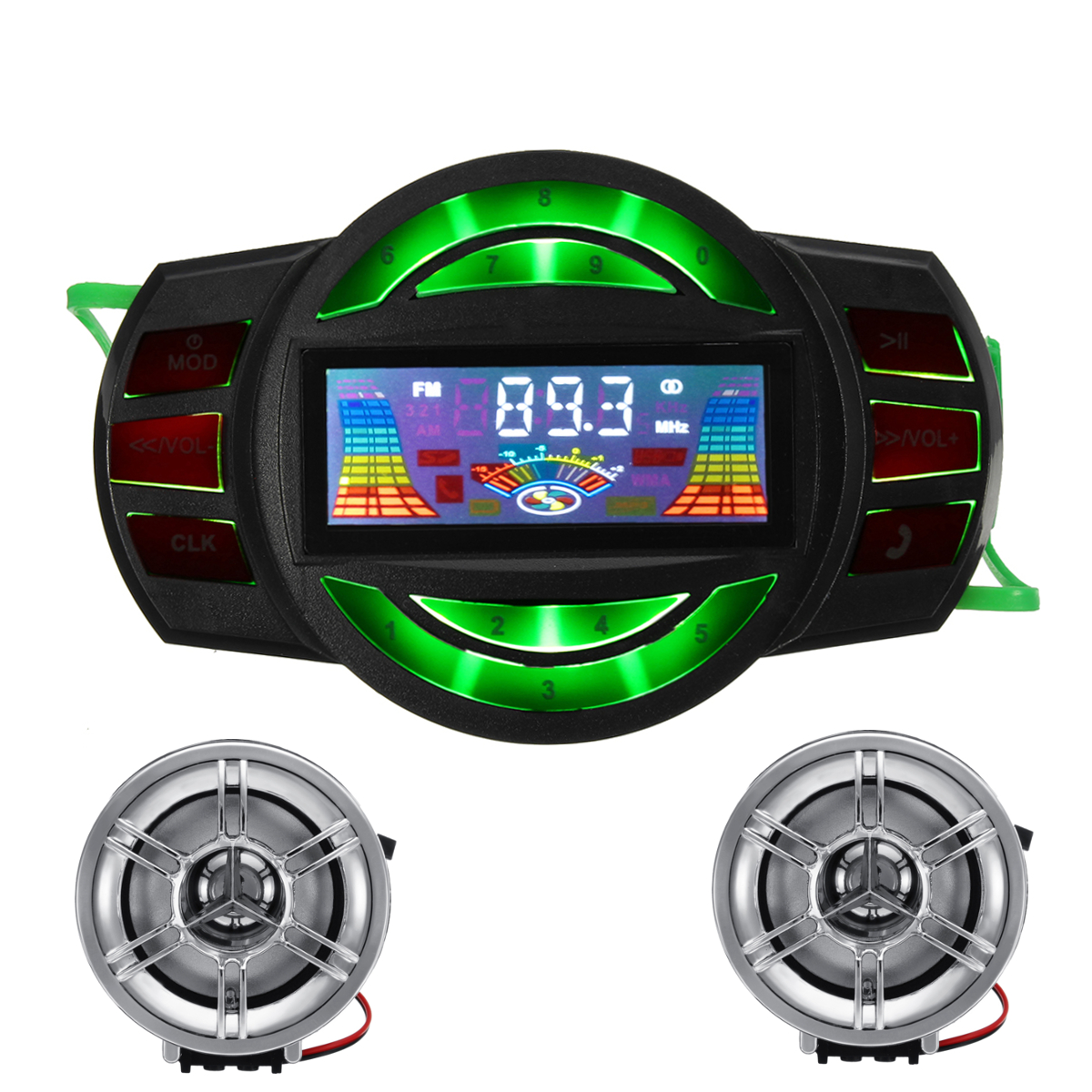 

мотоцикл USB-руль SD FM Радио MP3-динамик с функцией Bluetooth
