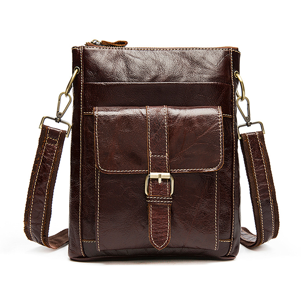 

Ekphero® Men Business Genuine Leather Vintage Crossbody Bag Shoulder Bag