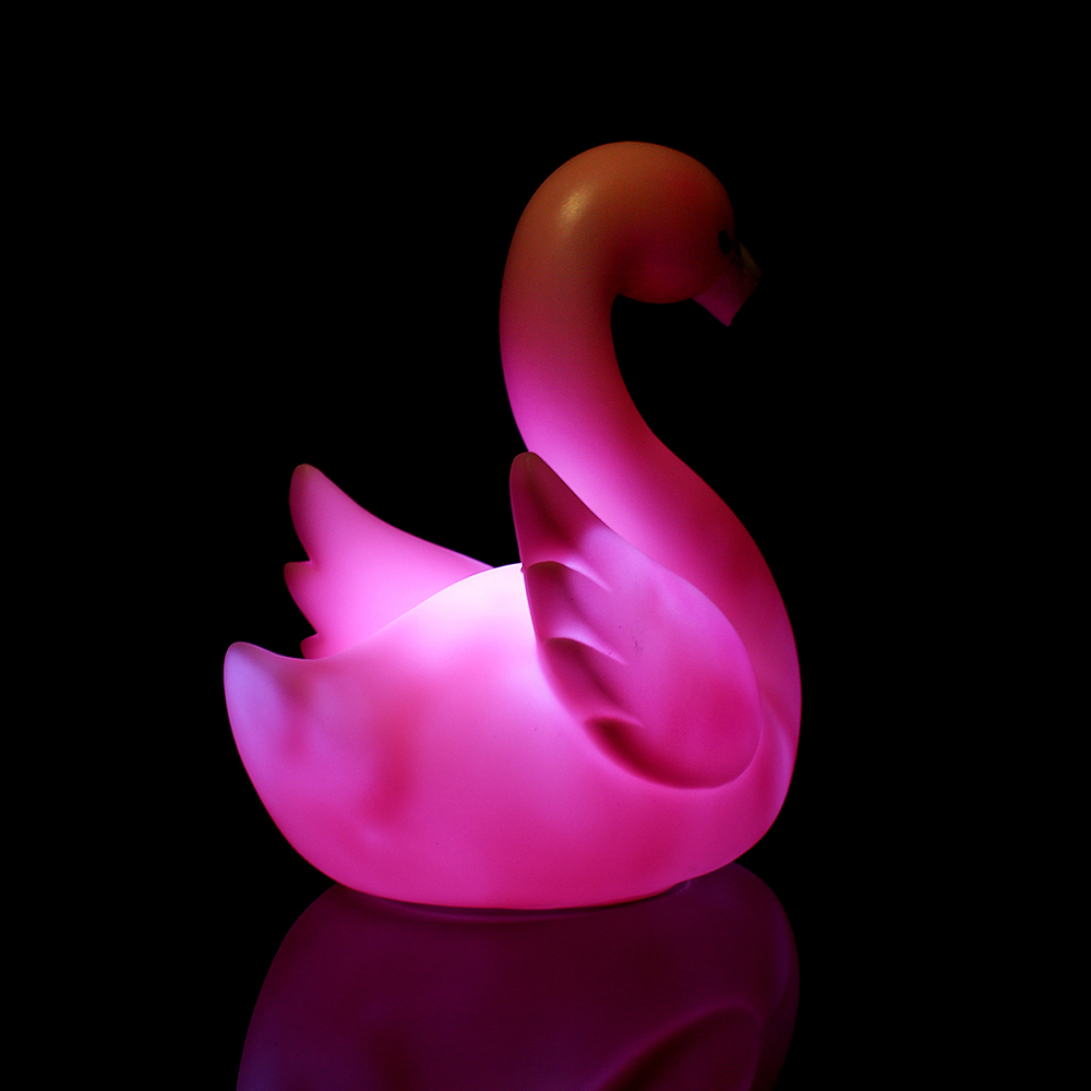 

Фламинго ПВХ украшения полка для животных игрушки Светодиодный стол Лампа