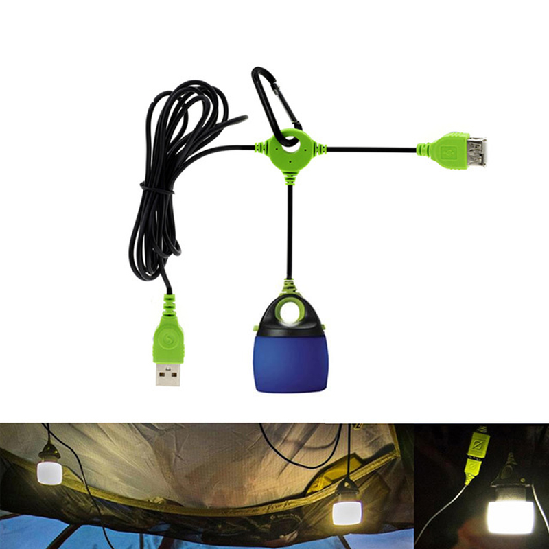 

IPRee® LED 200LM Portable Mini Tent Night Лампа На открытом воздухе Водонепроницаемы Кемпинг Светлый USB-порт