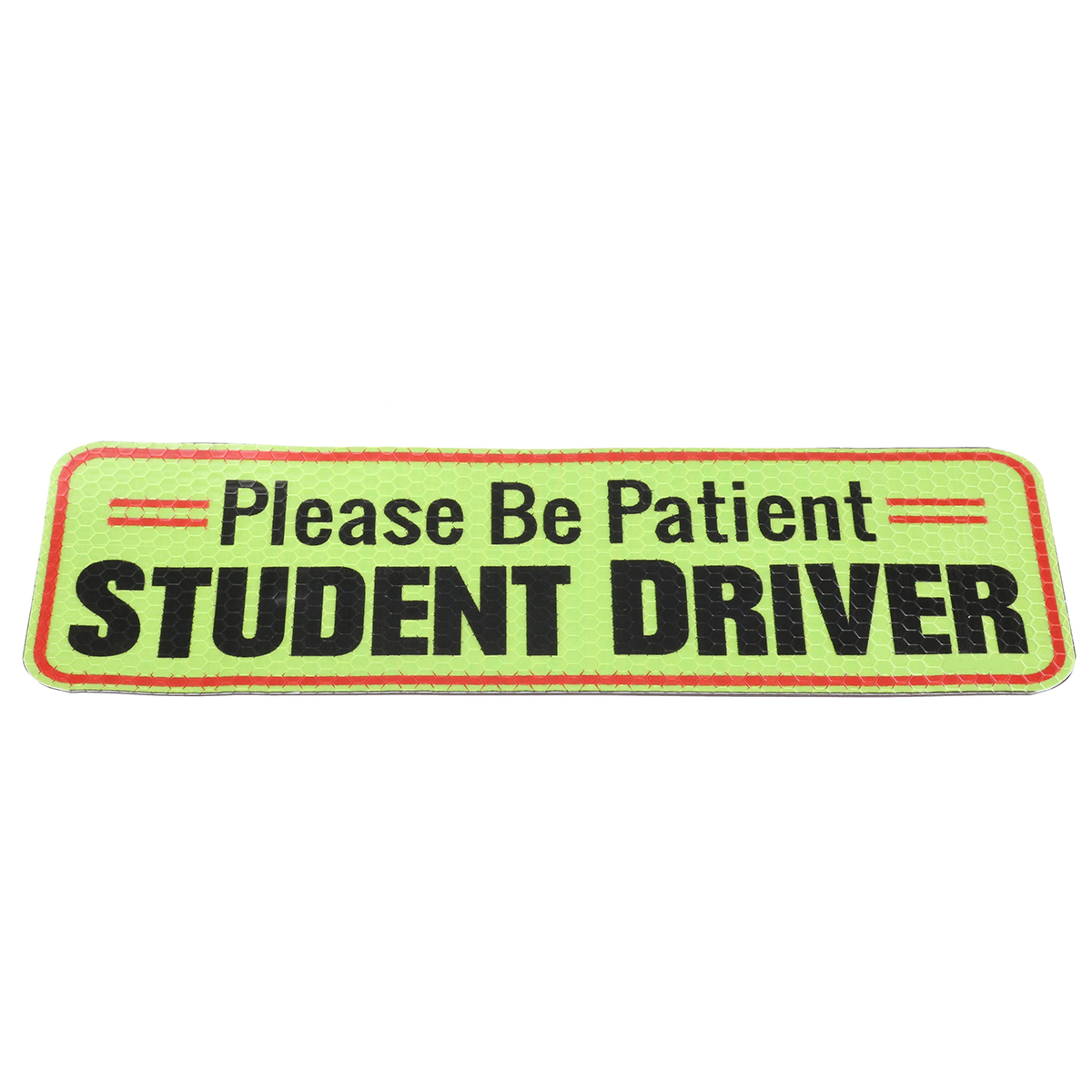 

Пожалуйста, будьте пациентом Драйвер студента Магнит Авто Значок наклейки бампера Знак безопасности 25x8cm