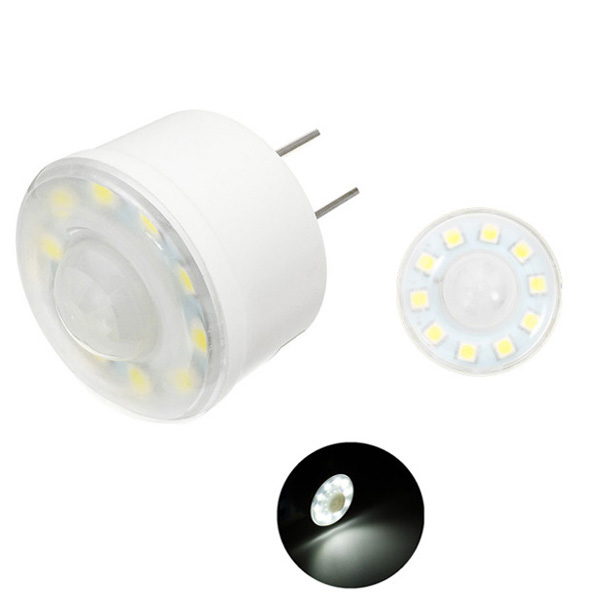 

Плагин 1,8 Вт SMD5050 Pure White PIR Инфракрасный Датчик Контроль освещения Светодиодный Лампа AC220V