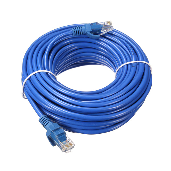 

11m Blue Cat5 RJ45 Кабель Ethernet для Cat5e Cat5 RJ45 Сетевой сетевой кабель LAN Коннектор