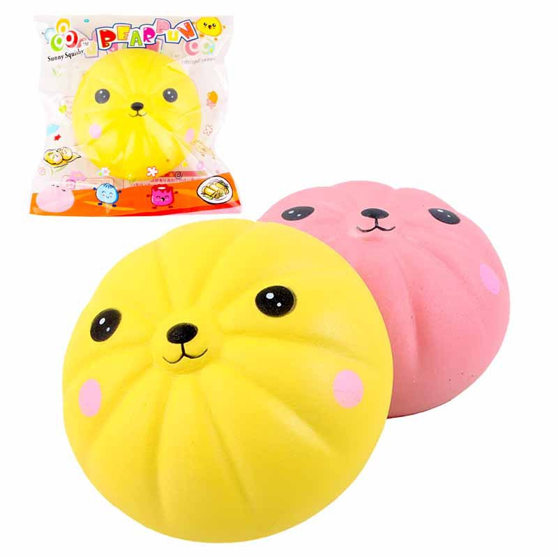 

Sunny Squishy Bear Bun 10cm Soft Медленная растущая коллекция Подарочная игрушка для подарков с упаковкой